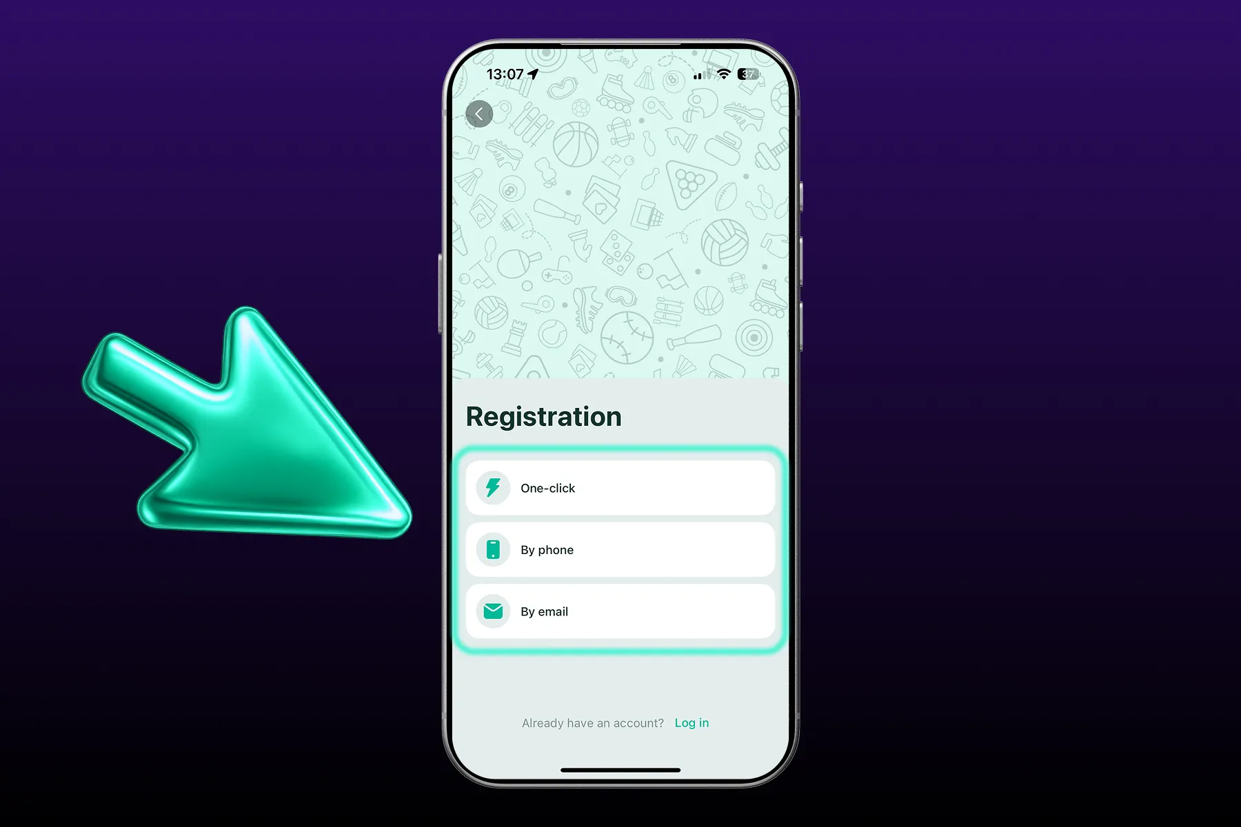 Choose a registration method and fill in the registration form with necessary details like email or phone number, country, currency and password.
