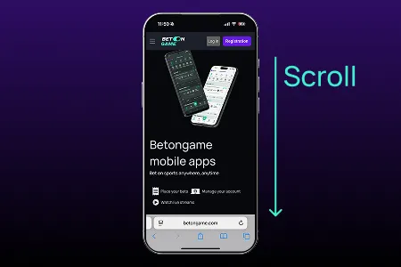 Download BetOnGame Mobile App step 3